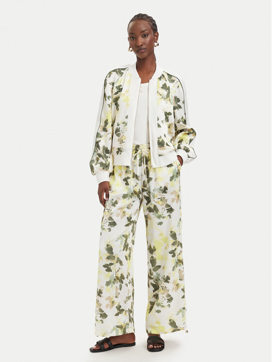 Liu Jo Sport Liu Jo Sport Текстилни панталони TA6257 T358A Кремав Regular Fit