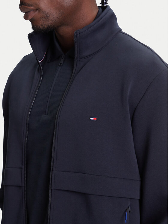 Tommy Hilfiger Tommy Hilfiger Pulóver Permormance MW0MW41227 Sötétkék Regular Fit