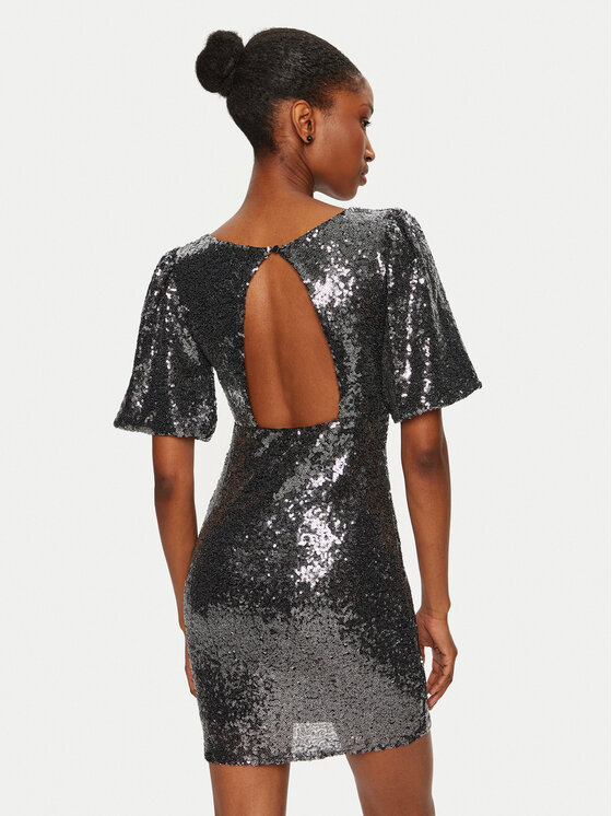 Rinascimento Rinascimento Abito da cocktail CFC0019737002 Argento Regular Fit