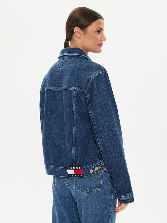Tommy Jeans Tommy Jeans Дънково яке DW0DW19280 Тъмносин Mom Fit