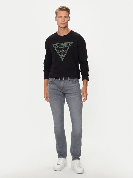 Guess Guess Traperice M4YAN1 D5DF1 Siva Skinny Fit