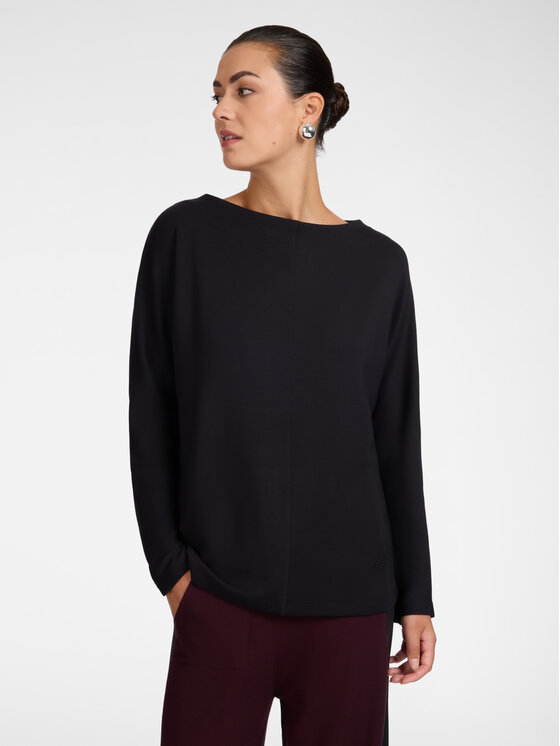 Elena Mirò Elena Mirò Felpa G806Z000675N033 Nero Regular Fit