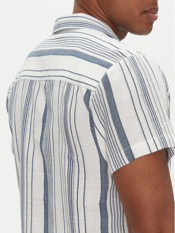 INDICODE INDICODE Košeľa INLindos 20-531 Biela Regular Fit