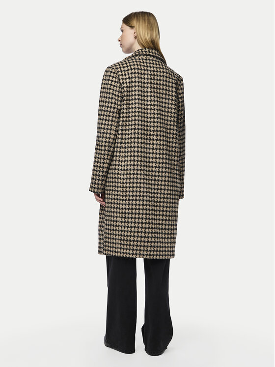 Pieces Pieces Płaszcz przejściowy Andrea 17150866 Brązowy Regular Fit