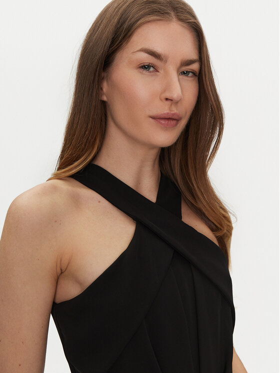 Rinascimento Rinascimento Salopetă CFC0122533003 Negru Regular Fit