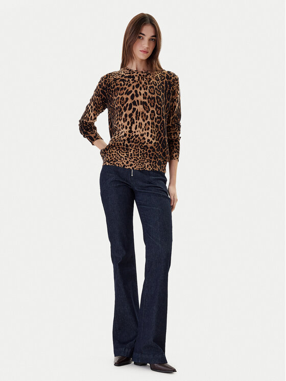 ViCOLO ViCOLO Πουλόβερ 22061F Καφέ Regular Fit