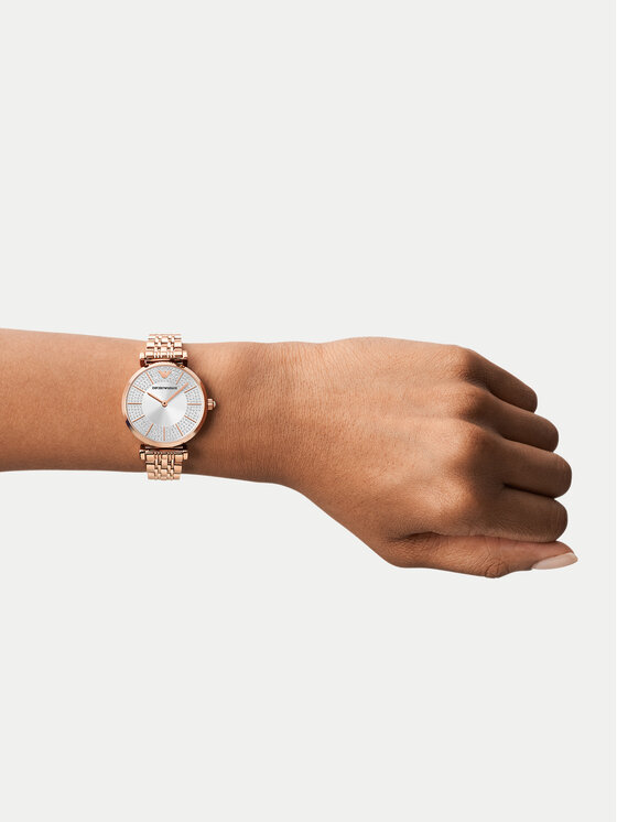 Emporio Armani Emporio Armani Zegarek AR11446 Różowe złoto
