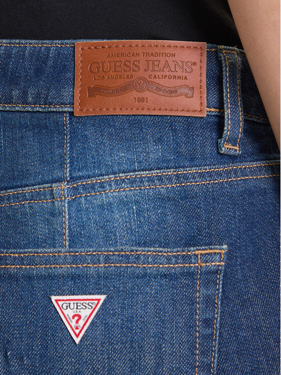 Guess Jeans Guess Jeans Jeans W5BA3O D0026 Blau Boyfriend Fit