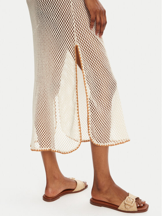 Banana Moon Banana Moon Strandkleid Tupai Hayato MFU11 Écru Regular Fit