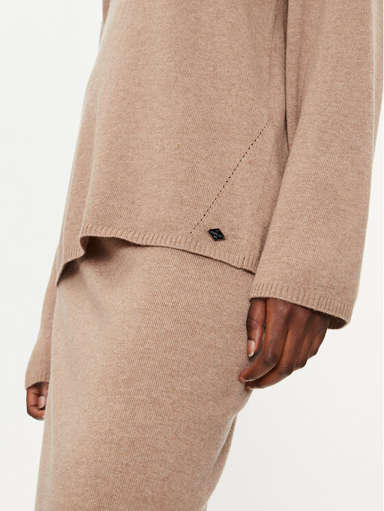 REPLAY Replay Sweter DK3310.000.G23714 Beżowy Regular Fit