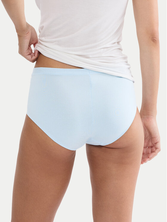 Triumph Triumph Chiloți clasici cu talie înaltă Smart Natural 10211539 Albastru