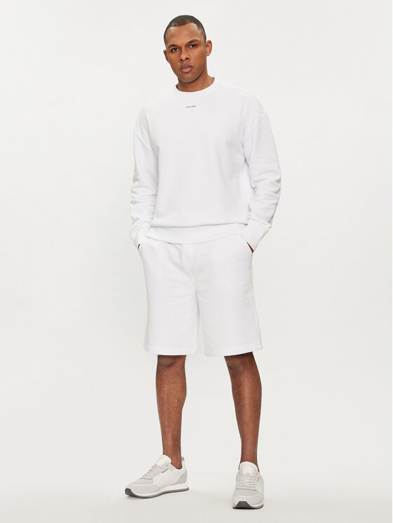 Calvin Klein Calvin Klein Džemperis Nano Logo K10K112870 Balta Regular Fit