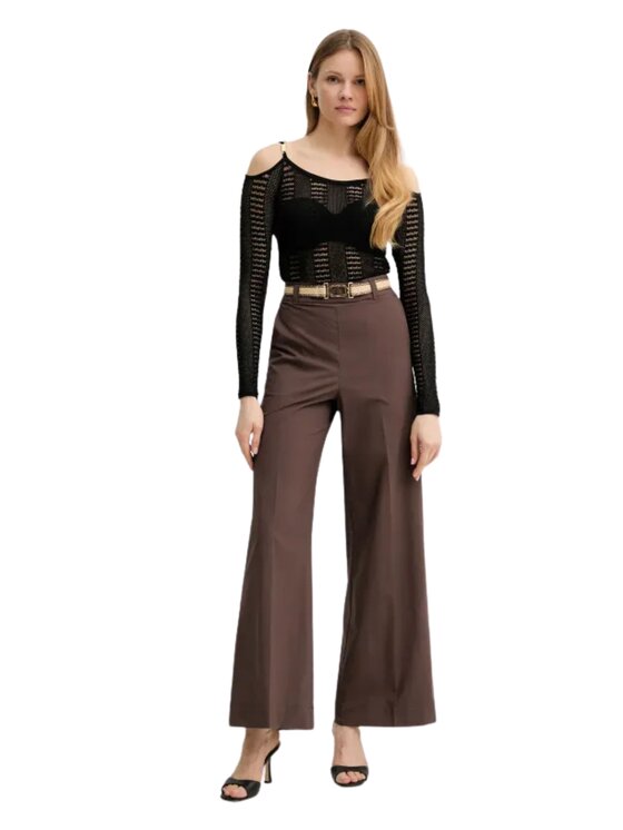 GUESS BY MARCIANO GUESS BY MARCIANO Maglione Emma ls cut out top Nero Regular Fit