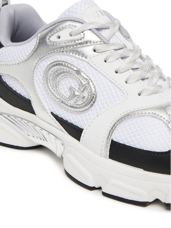 Guess Guess Sneakersy FLTIBI ELE12 Biela