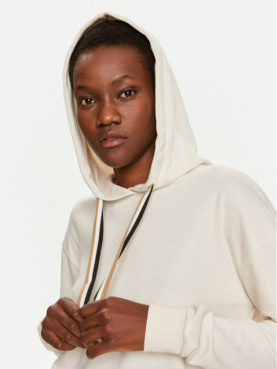 BOSS Boss Felpa CP Stripe 50524760 Écru Regular Fit