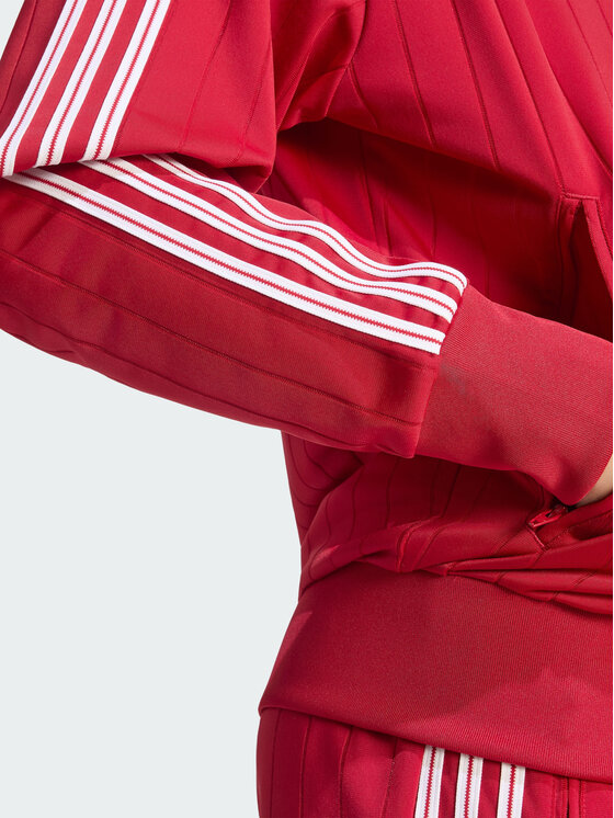 adidas adidas Суитшърт Firebird Drop Needle Track Top KE4126 Червен Regular Fit