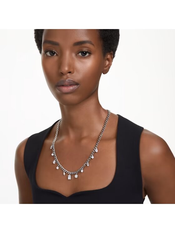 Swarovski Swarovski Naszyjnik Kolia Dextera 5671183 Srebrny