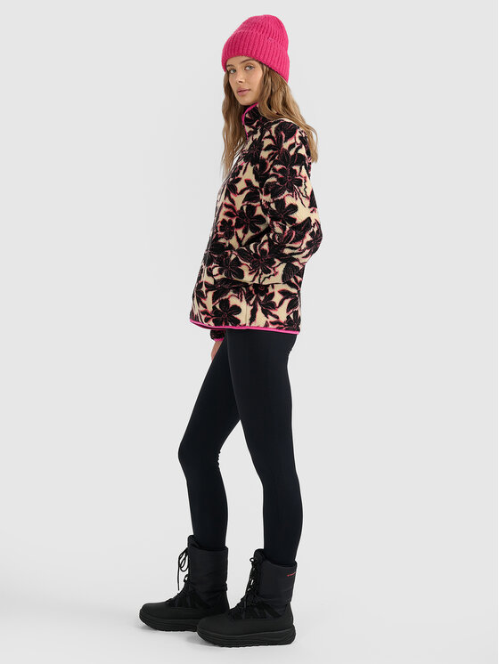4F 4F Legginsy APRES SKI Czarny Slim Fit