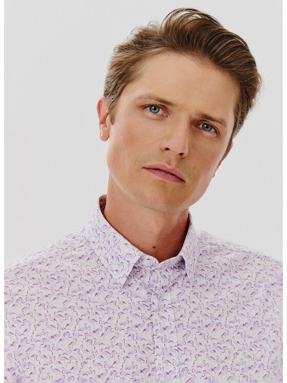 Pako Lorente Pako Lorente Koszula P24WN-1X-004 Różowy Slim Fit