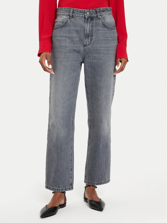 Marella Marella Jeans hlače 2423186074 Siva Mom Fit