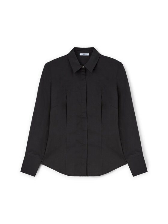 Motivi Motivi Camicia 5326Q800737N033 Nero Regular Fit