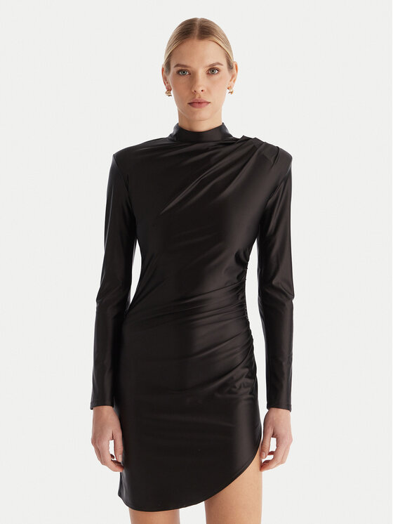 ACCESS FASHION ACCESS FASHION Cocktail obleka 54-3037-170 Črna Slim Fit