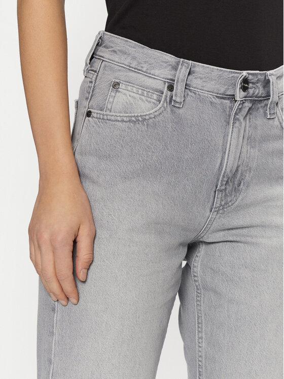 Calvin Klein Calvin Klein Jeansy K20K208112 Szary Flared Leg