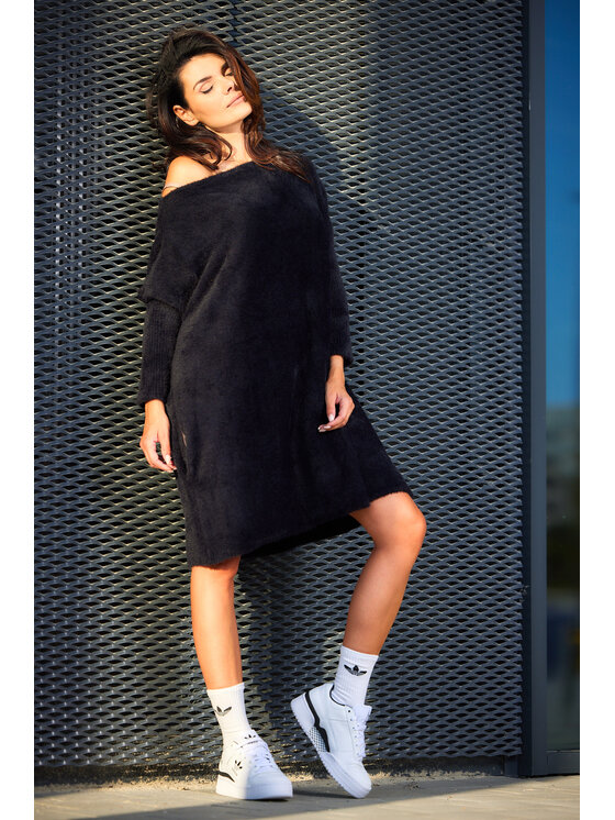 Awama Awama Svetr A618 Černá Basic Fit