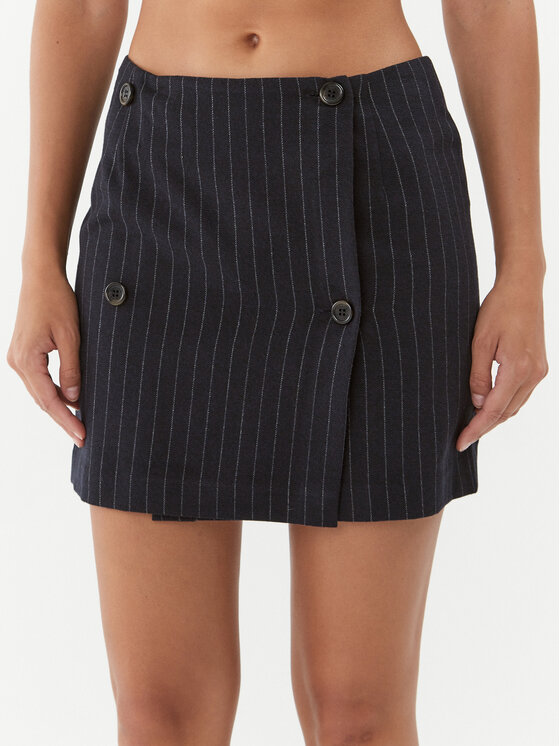 Silvian Heach Mini sukňa CVA23087MG Tmavomodrá Regular Fit