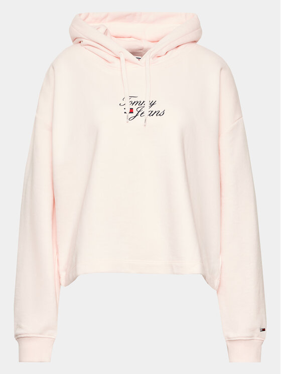 Felpa Essential DW0DW15700 Rosa Boxy Fit