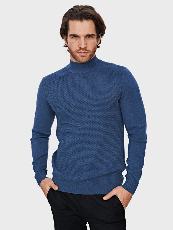 Evenemen Męski Sweter, rozmiar S, Niebieski, 1170018