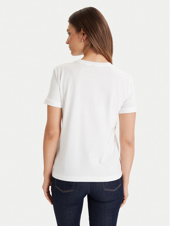 Guess Guess Marškinėliai V5BI12 K8FQ4 Balta Regular Fit