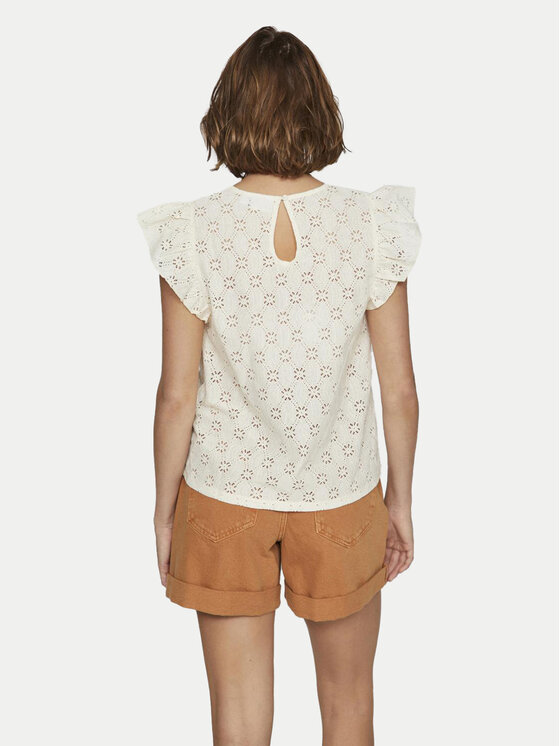Vila Vila Halenka Sumia 14097198 Bílá Regular Fit