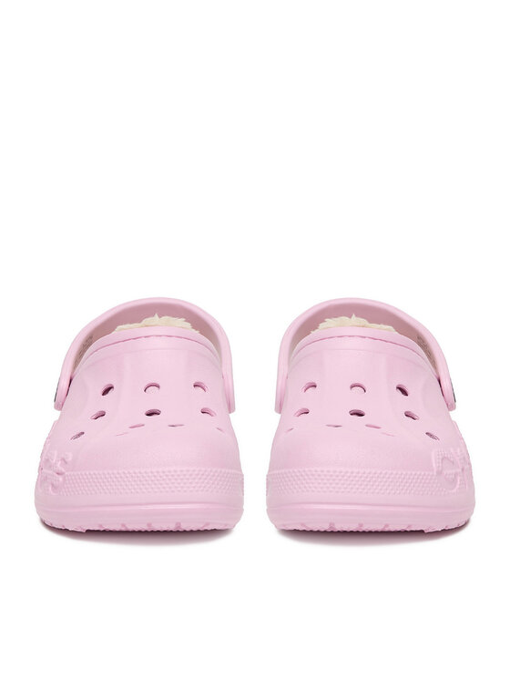 Crocs Crocs Şlapi C-BAYA LINED CLOG 205969-6GD Roz