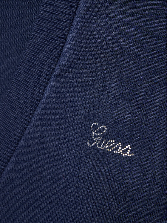 Guess Guess Cardigan J3YR08 Z17X3 Albastru Regular Fit