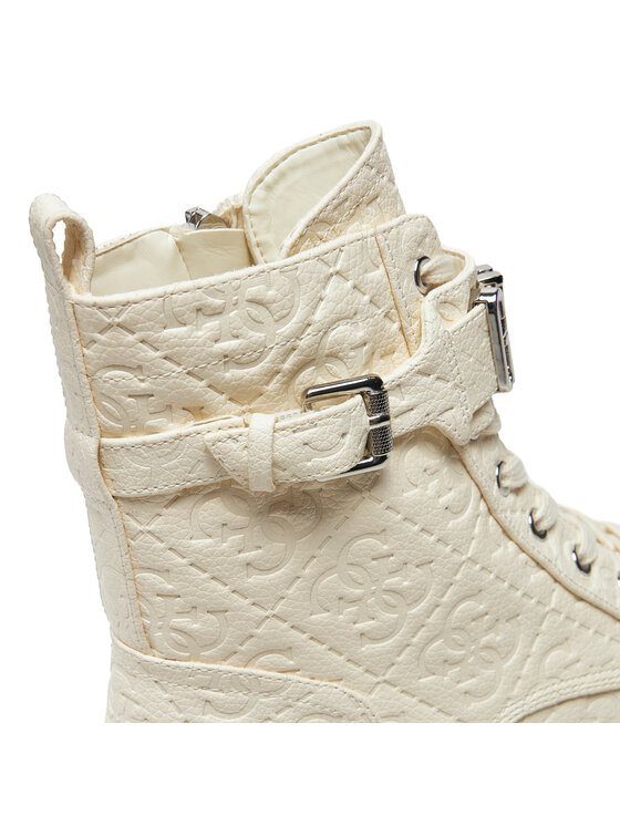 Guess Guess Šnurovacia obuv Vaires FLTSOM FAL10 Biela