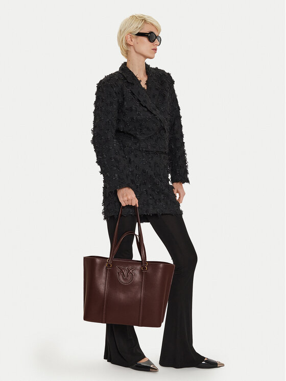 PINKO Borsetta Miranda Shopper Big AI 24 25 PLTT 104514 A29O Bordeaux Modivo