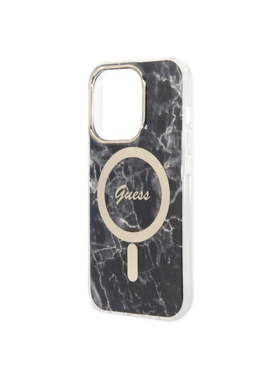 Guess Guess Etui na telefon Guess Marble Czarny