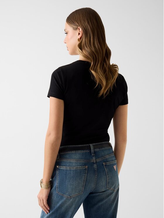 Guess Guess Тишърт W6GI19 K3042 Черен Regular Fit