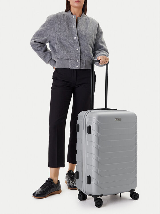 Gino Rossi Gino Rossi Mittlerer Koffer GIN-M-003-05-SILVER Silberfarben