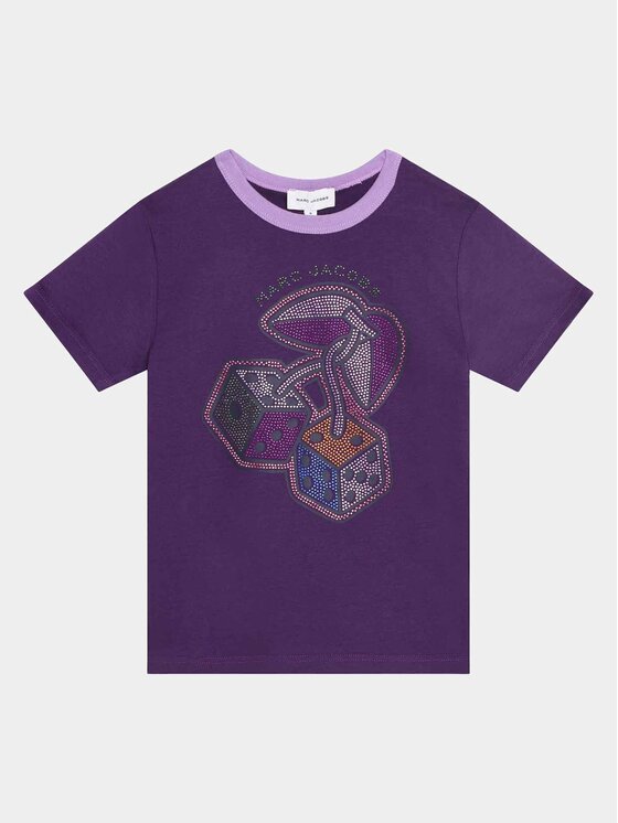 Marc Jacobs Marc Jacobs T-shirt W15669 Ljubičasta Regular Fit