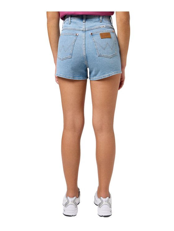 Wrangler Wrangler Szorty jeansowe 112351748 Niebieski Regular Fit