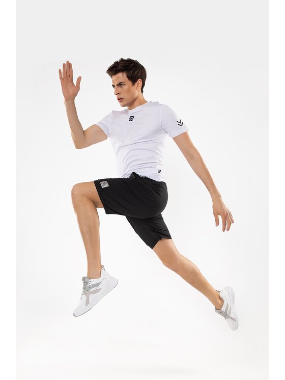 ROUGH RADICAL ROUGH RADICAL Szorty sportowe SPACE SHORTS Czarny Slim Fit