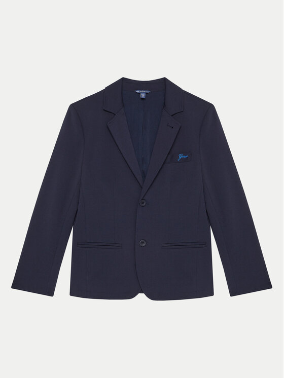 Guess Guess Giacca da abito Monaco Ponte L4BN02 KCKI0 Blu Classic Fit