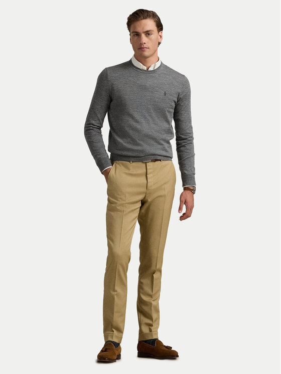 Polo Ralph Lauren Polo Ralph Lauren Sveter 710946143002 Sivá Slim Fit