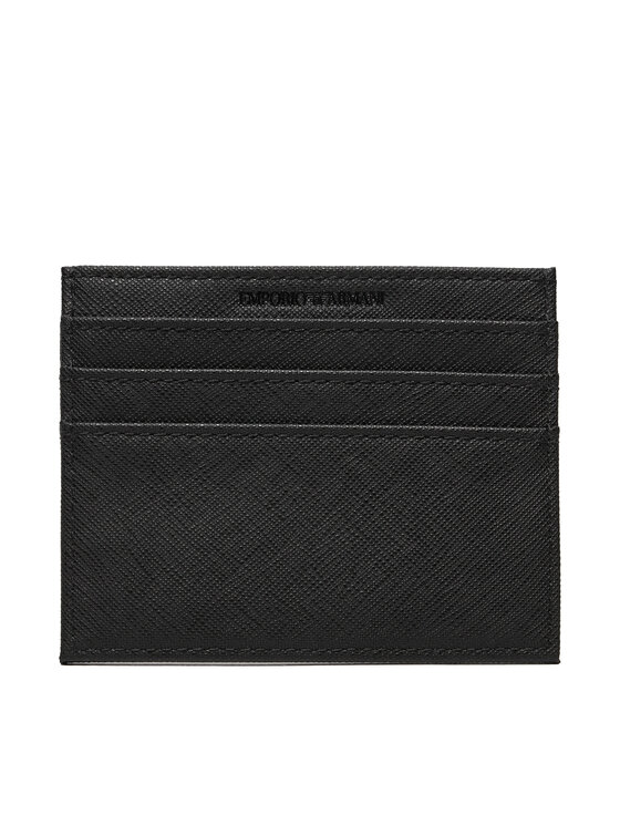 Emporio Armani Emporio Armani Set etui za kreditne kartice in obesek za ključe Y4R606 Y138E 81072 Črna