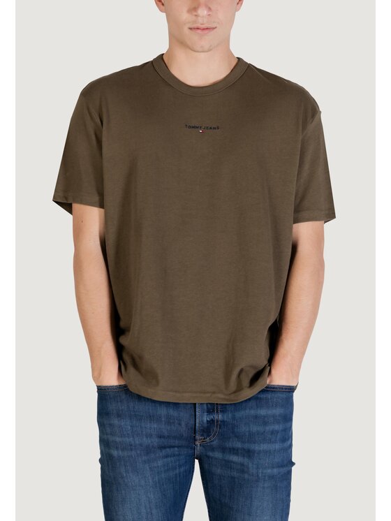 Tommy Jeans Tommy Jeans T-shirt DM0DM21110 Verde Casual Fit