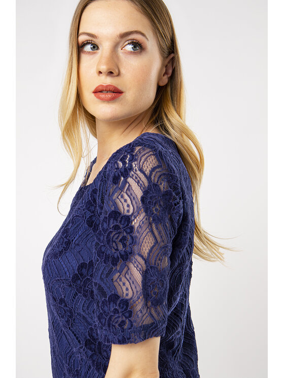 QUIOSQUE QUIOSQUE Každodenné šaty COBELACE DRESS Modrá Regular Fit