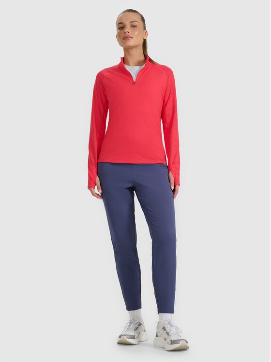 4F 4F Spodnie damskie 4FWAW25TFTRF0931-32S Niebieski Regular Fit