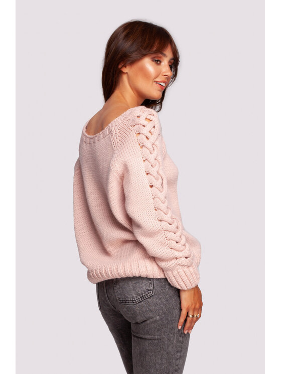 BeWear BeWear Sveter BK090 Ružová Comfortable Fit
